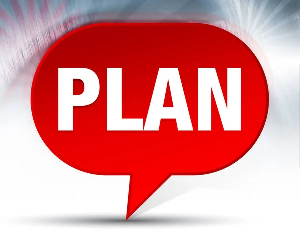 Plan Red Bubble Background — Stock Photo, Image