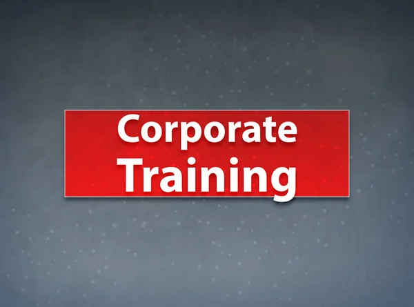 Corporate Training Red Banner Abstract Background