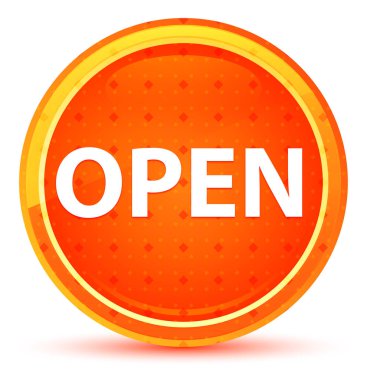 Doğal Turuncu Yuvarlak Düğmeyi Aç