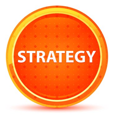 Strateji Doğal Turuncu Yuvarlak Düğme