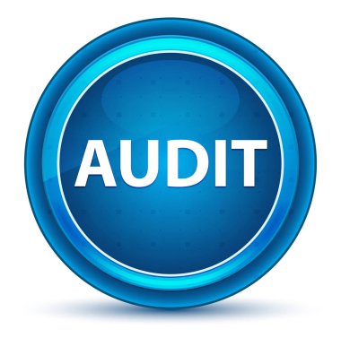 Denetim Eyeball Mavi Yuvarlak Düğme