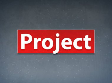 Proje Kırmızı Banner Soyut Arka Plan