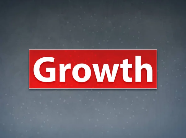 Wachstum rotes Banner abstrakter Hintergrund — Stockfoto