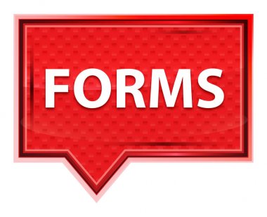 Formlar sisli gül pembe afiş düğmesi