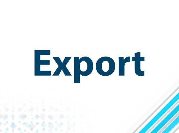 Exporteer modern plat ontwerp blauwe abstracte achtergrond — Stockfoto