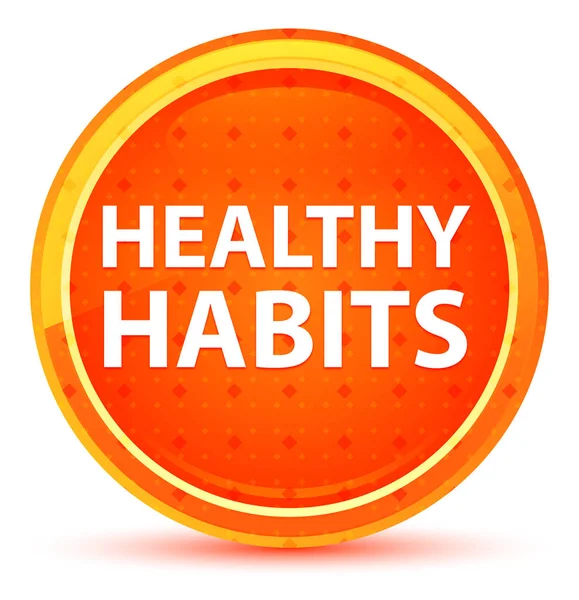 Hábitos saudáveis Botão redondo de laranja natural — Fotografia de Stock