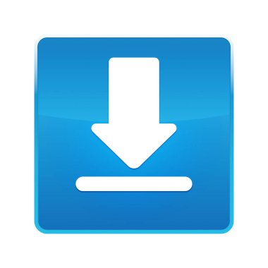 Kutsal kişilerin resmi parlak mavi kare düğme download