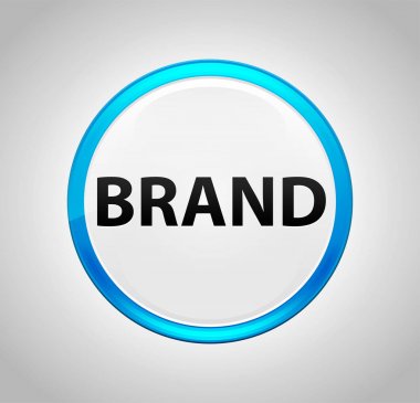 Marka Yuvarlak Mavi Buton