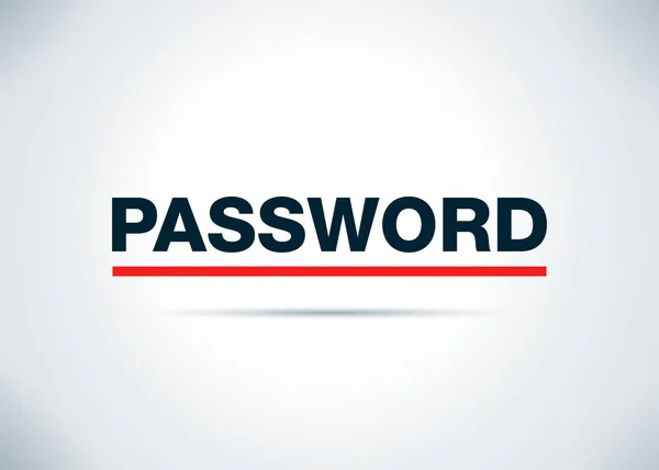 Lösenord abstrakt Flat bakgrund design illustration — Stockfoto