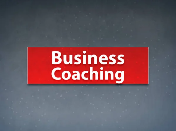 Business Coaching Red Banner Sfondo astratto — Foto Stock