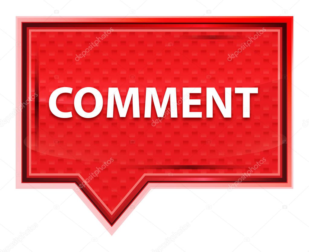 Comment misty rose pink banner button