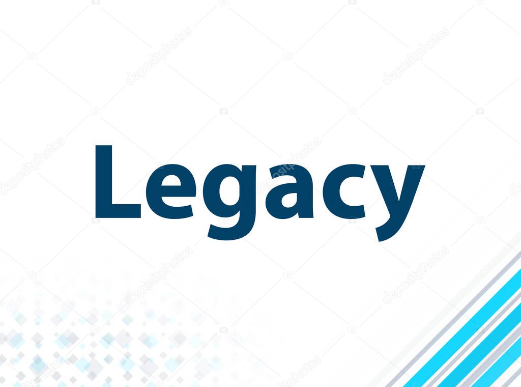 Legacy Modern Flat Design Blue Abstract Background