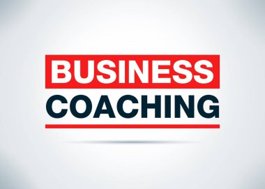 İş Koçluğu Soyut Düz Arka Plan Tasarım İllüstrasyon