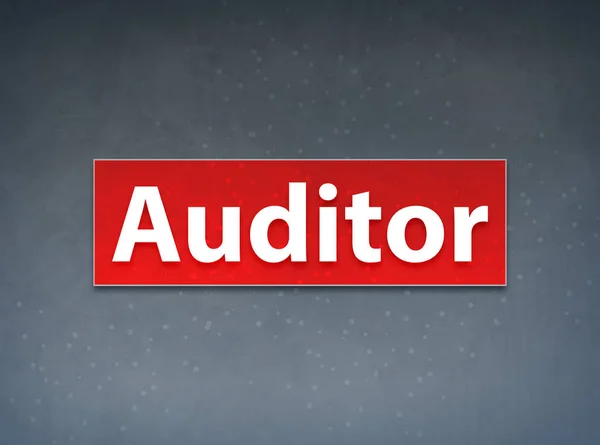 Auditor Banner rojo Fondo abstracto — Foto de Stock