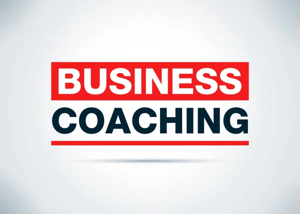 Business Coaching Astratto Sfondo piatto Design Illustrazione — Foto Stock