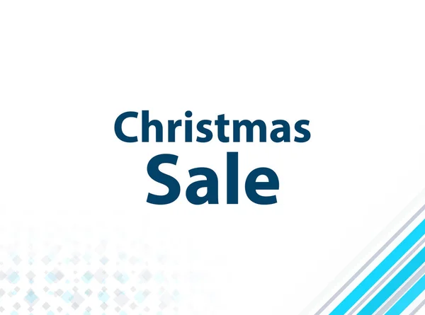Kerst Sale modern plat ontwerp blauwe abstracte achtergrond — Stockfoto