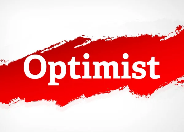 Optimist czerwony szczotka Abstrakcja tło ilustracja — Zdjęcie stockowe