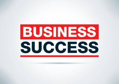 İş Başarı Soyut Düz Arka Plan Tasarım İllüstrasyon