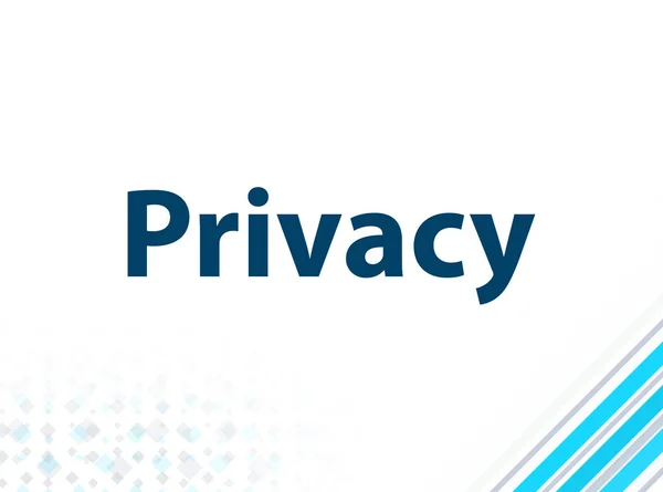 Privacy Modern Flat Design Blue Abstract Background — Stock Photo, Image