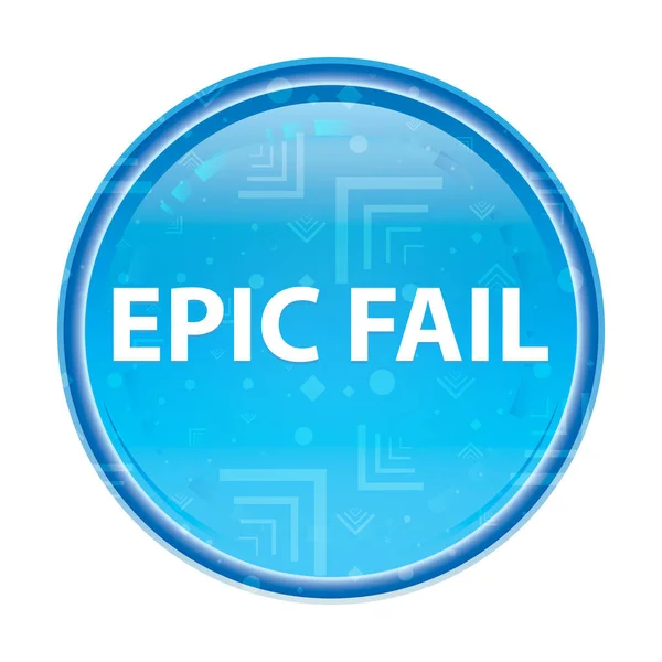 Epico Fail floreale blu pulsante rotondo — Foto Stock