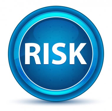 Risk Eyeball Mavi Yuvarlak Düğme