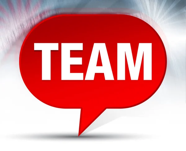 Team Red Bubble Background — Stock Photo, Image