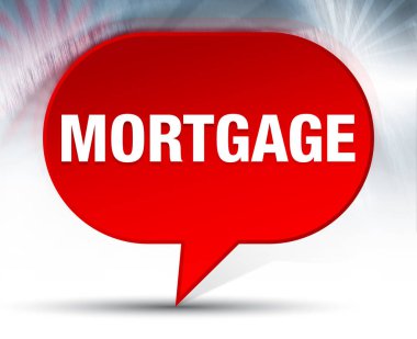 Mortgage Kırmızı Bubble Arka Plan