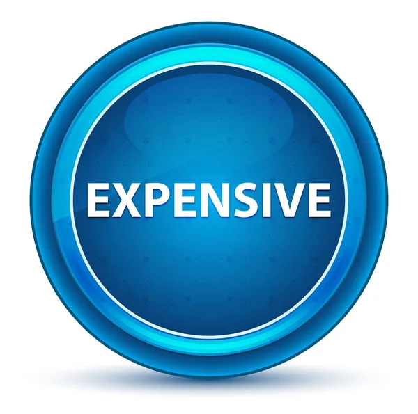 Pahalı Eyeball Mavi Yuvarlak Düğme