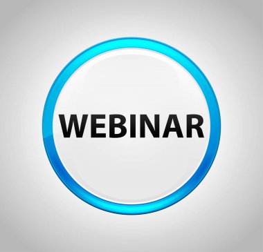 Webinar Yuvarlak Mavi Buton
