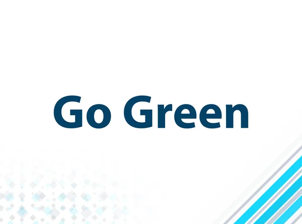 Ga groen modern plat ontwerp blauwe abstracte achtergrond — Stockfoto