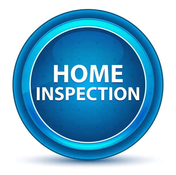 Home Inspection Eyeball Blue Round Button