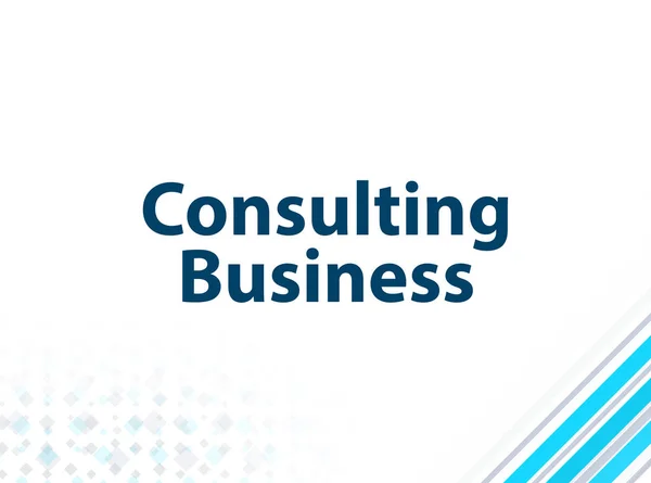 Consulting Business Modern Flat Design Blue Abstract Background — Stock Photo, Image