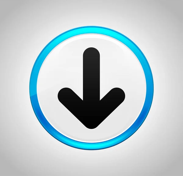 Pfeil-Symbol runder blauer Knopf — Stockfoto