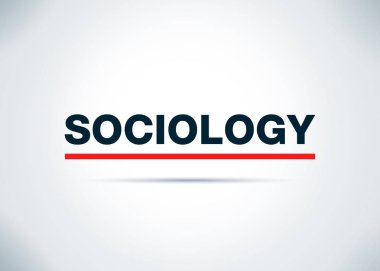 Sosyoloji Soyut Düz Arka Plan Tasarım İllüstrasyon