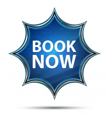 Kitap Şimdi büyülü camsı güneş patlaması mavi düğme