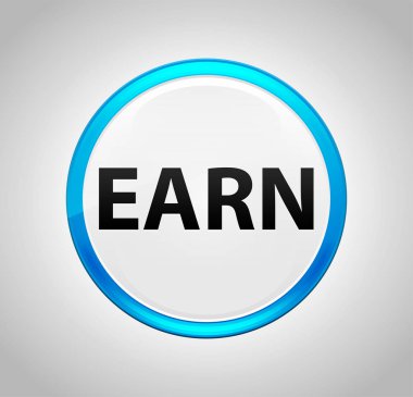 Yuvarlak Mavi Buton Kazan