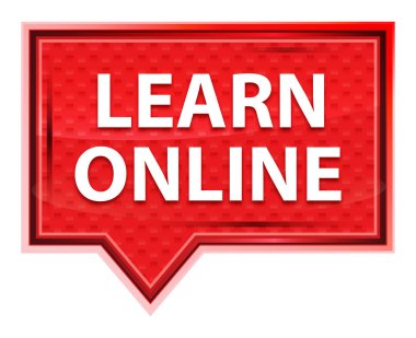 Online sisli gül pembe afiş düğmesi öğrenin