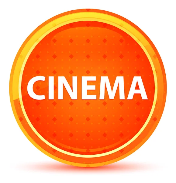 Cinema Natural Orange Round Button — Stock Photo, Image