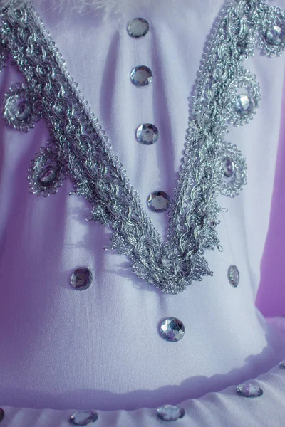 Vestido Para Balé Tutu Pendurado Cabide Uma Placa Decorativa Com — Fotografia de Stock
