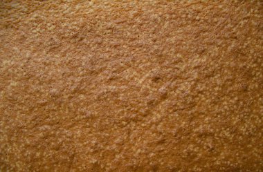 Kek desenli sünger. Masada yemek pişirmek. Boşluğu, üst görünümü, düz görünümü, metin için boş alanı olan arkaplanı kopyala