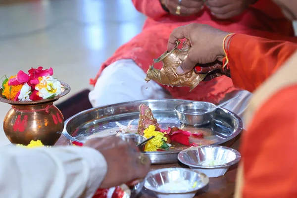Mangalmurti Ganesha in Pooja Thali