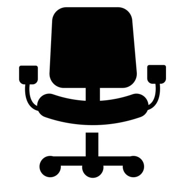 Ofis sandalye simge vektör