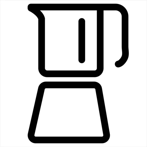 Bebida Café Bebida Fabricante Icono Taza — Vector de stock