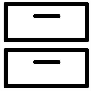 Dolap, dolap, çekmece, mobilya, iç simge