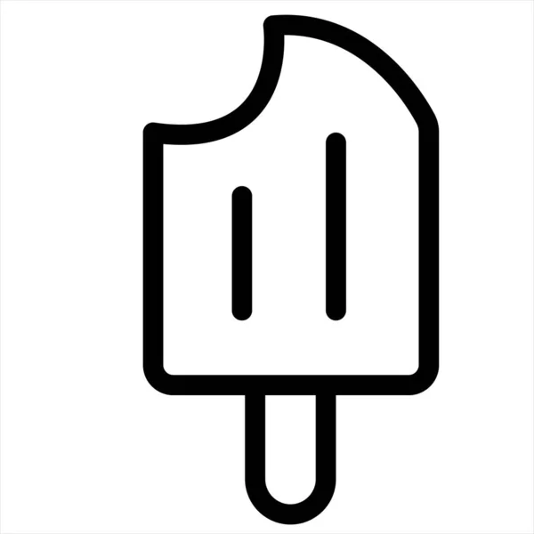 冰淇淋 甜图标 — 图库矢量图片