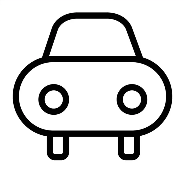 Auto Vermietung Transport Reise Fahrzeugikone — Stockvektor