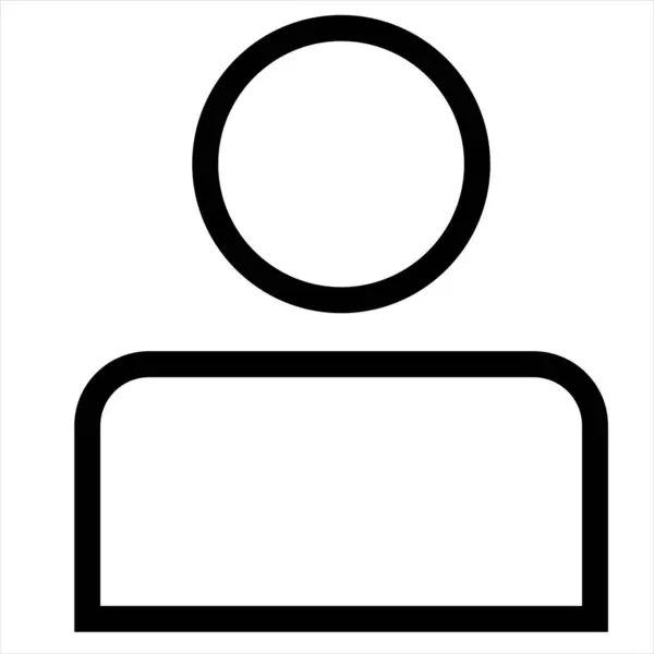 Compte Personnes Personne Profil Icône Utilisateur — Image vectorielle