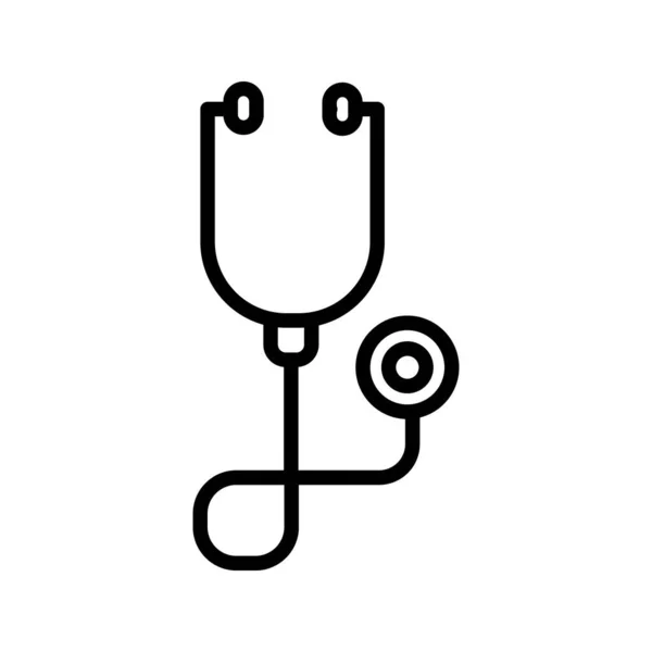 Healthcare Medical Stethoscope Icon — Stock Vector