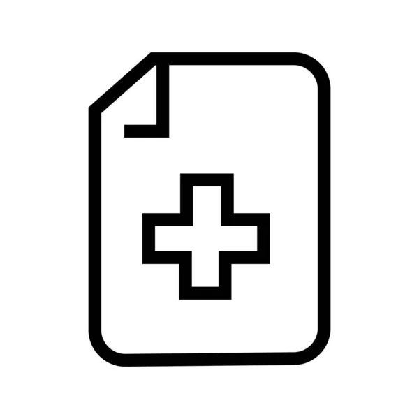 Cuidado Salud Médico Medicina Farmacia Prescripción Icono — Archivo Imágenes Vectoriales
