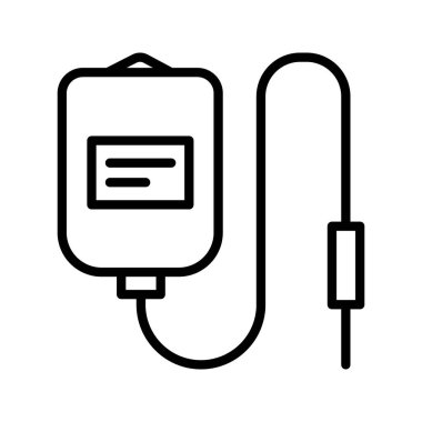 Kan sayacı bağış damla IV Drip Transfüzyon Tedavi Simgesi